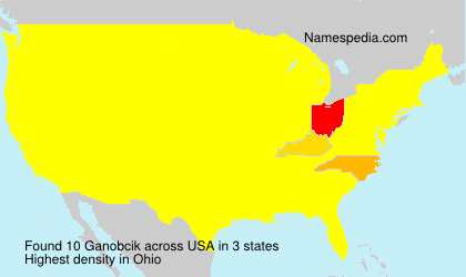 Surname Ganobcik in USA Surname Ganobcik in USA
