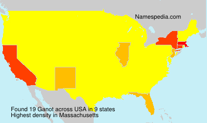 Surname Ganot in USA Surname Ganot in USA