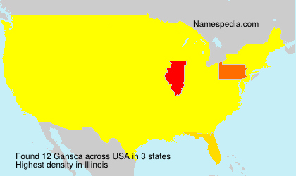 Surname Gansca in USA Surname Gansca in USA