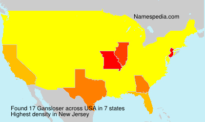 Surname Gansloser in USA Surname Gansloser in USA