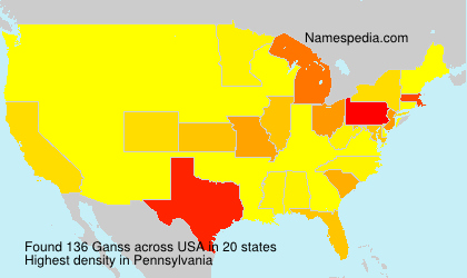 Surname Ganss in USA Surname Ganss in USA