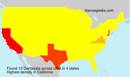 Surname Gantasala in USA Surname Gantasala in USA