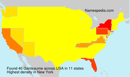 Surname Ganteaume in USA Surname Ganteaume in USA