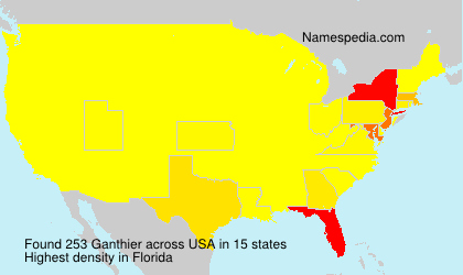 Surname Ganthier in USA Surname Ganthier in USA