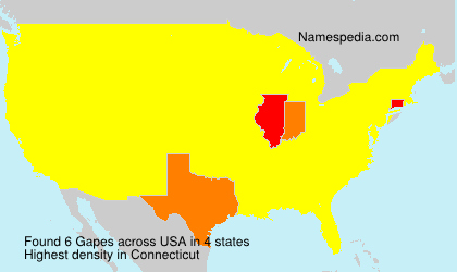 Surname Gapes in USA Surname Gapes in USA