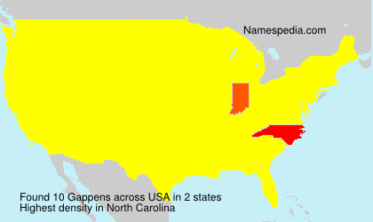 Surname Gappens in USA Surname Gappens in USA