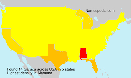 Surname Garaca in USA