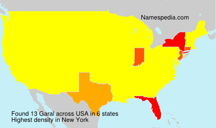 Surname Garal in USA Surname Garal in USA