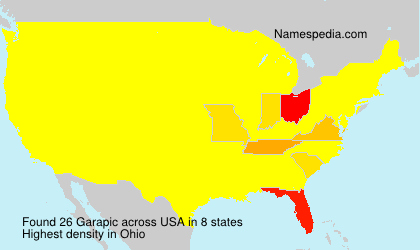 Surname Garapic in USA Surname Garapic in USA