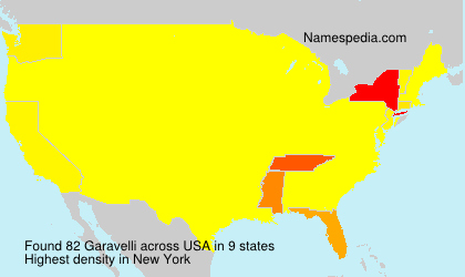 Surname Garavelli in USA Surname Garavelli in USA