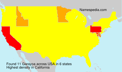 Surname Garayoa in USA Surname Garayoa in USA