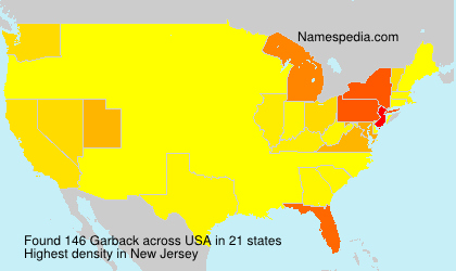 Surname Garback in USA Surname Garback in USA
