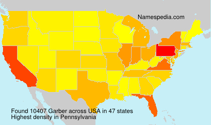 Surname Garber in USA Surname Garber in USA