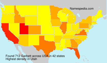 Surname Garbett in USA Surname Garbett in USA