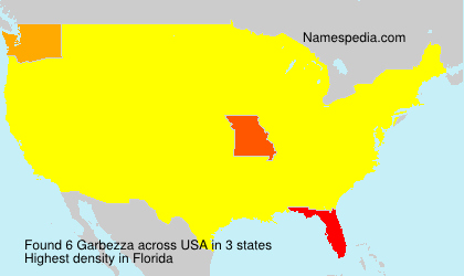Surname Garbezza in USA Surname Garbezza in USA