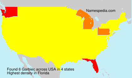 Surname Garbiec in USA Surname Garbiec in USA