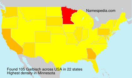 Surname Garbisch in USA Surname Garbisch in USA