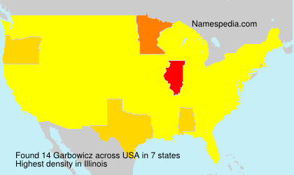 Surname Garbowicz in USA Surname Garbowicz in USA