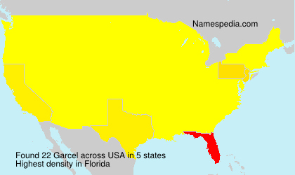 Surname Garcel in USA Surname Garcel in USA