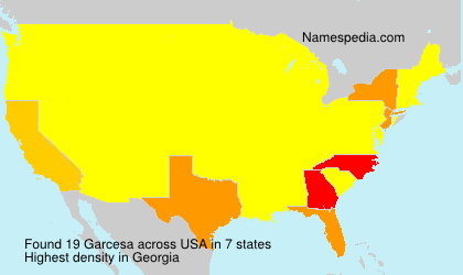 Surname Garcesa in USA Surname Garcesa in USA