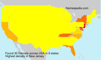 Surname Garcete in USA Surname Garcete in USA