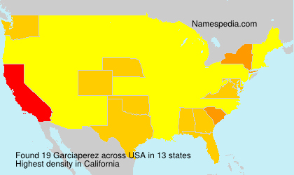 Surname Garciaperez in USA Surname Garciaperez in USA