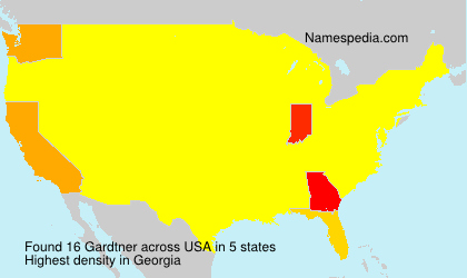 Surname Gardtner in USA Surname Gardtner in USA