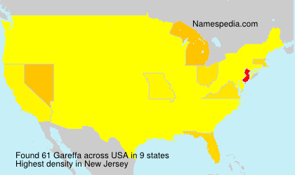Surname Gareffa in USA Surname Gareffa in USA