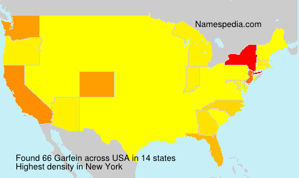 Surname Garfein in USA Surname Garfein in USA