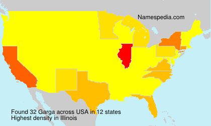 Surname Garga in USA