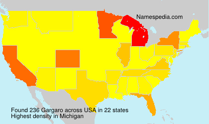 Surname Gargaro in USA