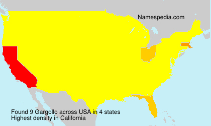 Surname Gargollo in USA Surname Gargollo in USA