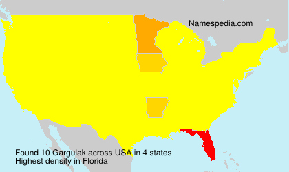 Surname Gargulak in USA Surname Gargulak in USA