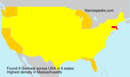 Surname Garhwal in USA Surname Garhwal in USA
