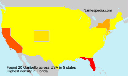 Surname Garibello in USA Surname Garibello in USA