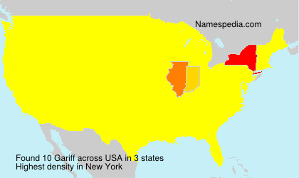 Surname Gariff in USA Surname Gariff in USA