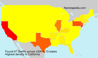 Surname Gariffo in USA Surname Gariffo in USA