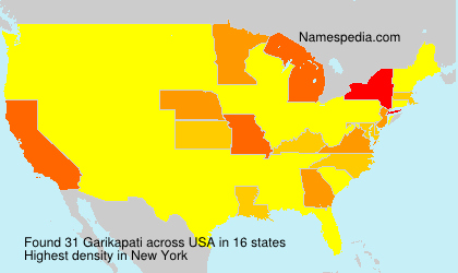 Surname Garikapati in USA Surname Garikapati in USA