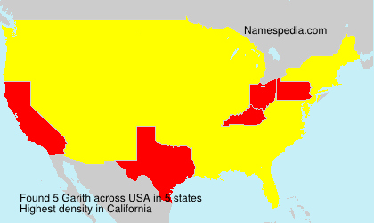 Surname Garith in USA Surname Garith in USA