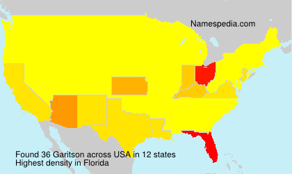 Surname Garitson in USA Surname Garitson in USA