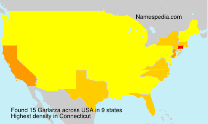 Surname Garlarza in USA