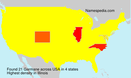 Surname Garmane in USA Surname Garmane in USA