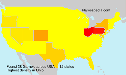 Surname Garnek in USA Surname Garnek in USA