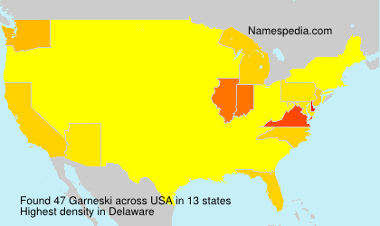 Surname Garneski in USA Surname Garneski in USA