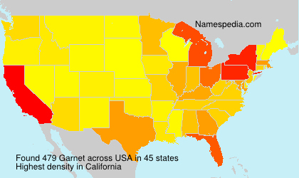 Surname Garnet in USA Surname Garnet in USA