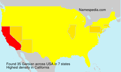 Surname Garoian in USA Surname Garoian in USA