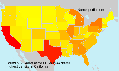 Surname Garret in USA Surname Garret in USA