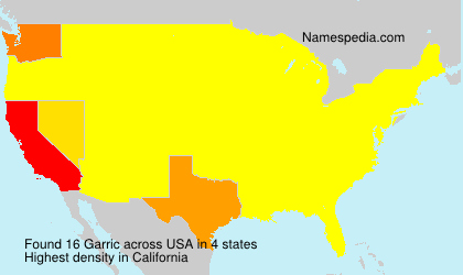 Surname Garric in USA Surname Garric in USA