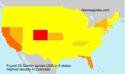 Surname Garrier in USA Surname Garrier in USA