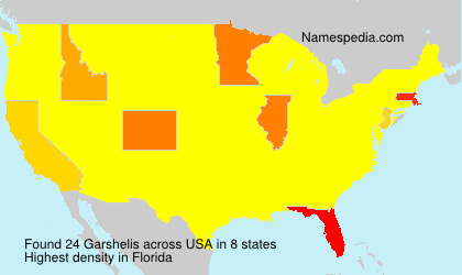 Surname Garshelis in USA